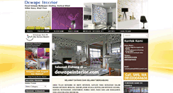 Desktop Screenshot of dewapeinterior.com